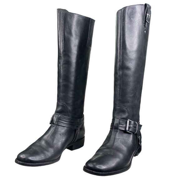 Matisse Women’s Flashback Black Leather Riding Boot Size US 7.5 - Picture 6 of 14